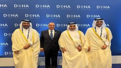 وزير الخارجية يلتقى وزراء المالية والتجارة والصناعة والمواصلات فى دولة قطر