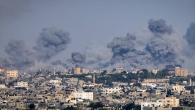 قصف جوى ومدفعى إسرائيلى يستهدف مناطق متفرقة فى قطاع غزة