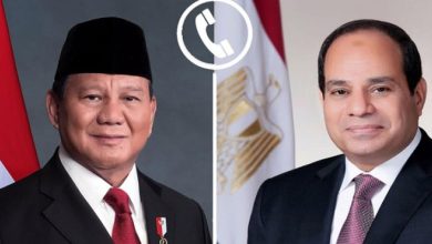 الرئيس السيسى ونظيره الإندونيسى يبحثان هاتفيا علاقات الشراكة الاستراتيجية القائمة والأوضاع بالشرق الأوسط